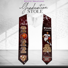 Basketball Grad Stole