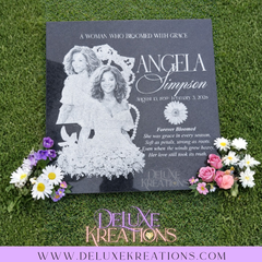 Personalized Engraved Memorial Granite (12x12)