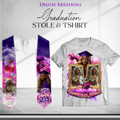 Stole and T-Shirt Graduation Bundle