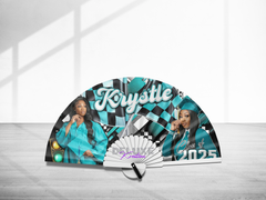 Teal Last Lap Clack Fan