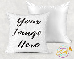 Custom Sequin Pillow