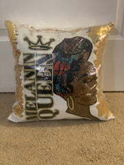 Melanin Sequin Pillow