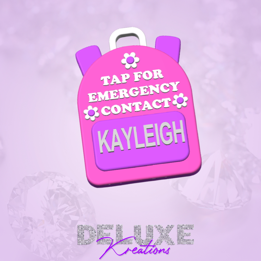 Backpack Emergency Contact