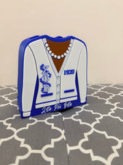 Blue and White Sister Pencil Holder