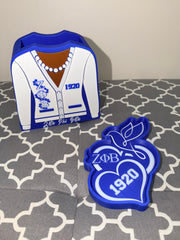 Blue and White Sister Pencil Holder