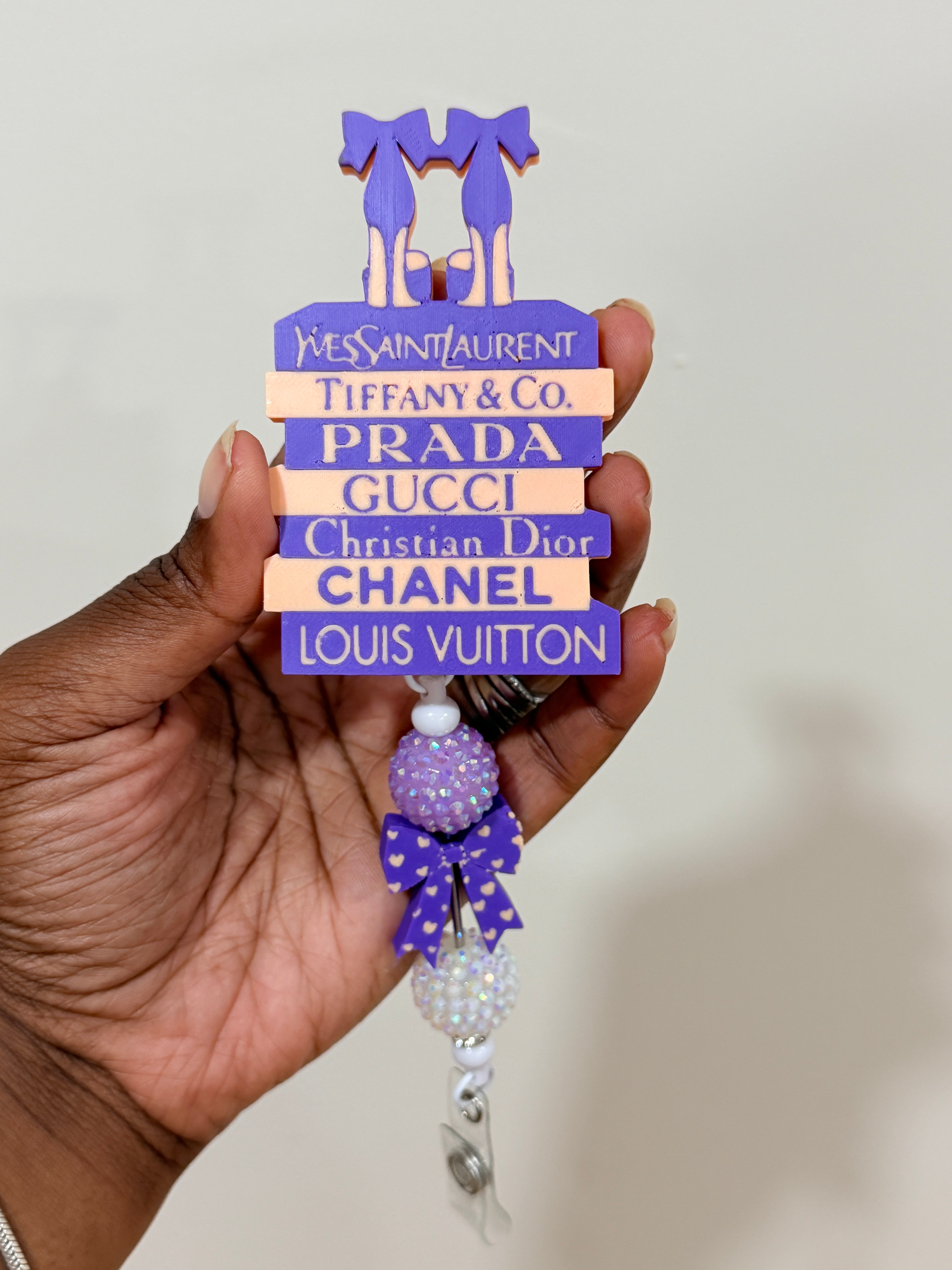 Designer Book Badge Reel